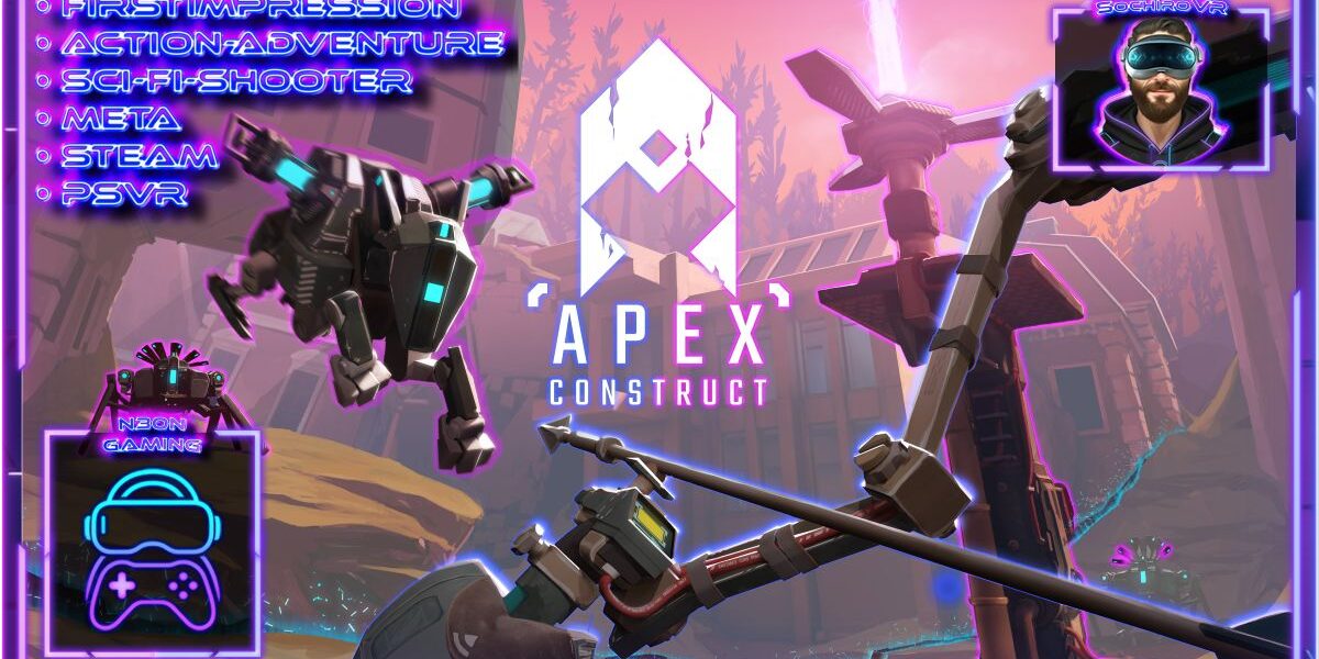 Apex Construct VR Gameplay Deutsch mit Bogen Action und Sci-Fi Ruinen
