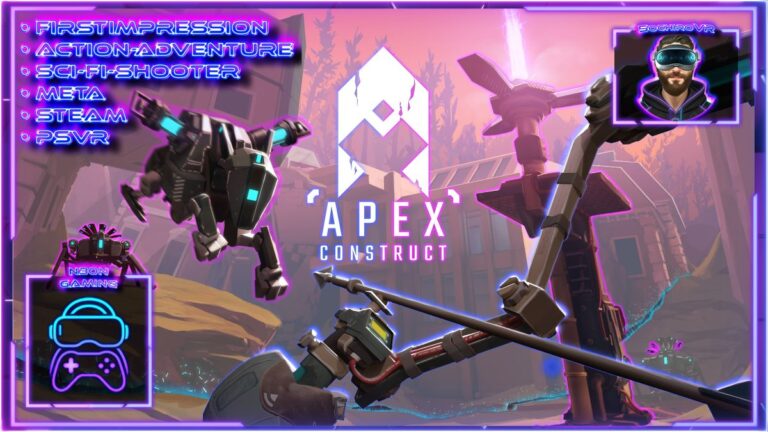 Apex Construct VR Gameplay Deutsch mit Bogen Action und Sci-Fi Ruinen