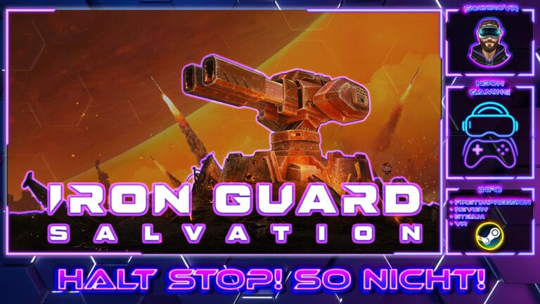 Iron Guard Salvation VR Gameplay Deutsch mit Tower Defense und Sci-Fi Action