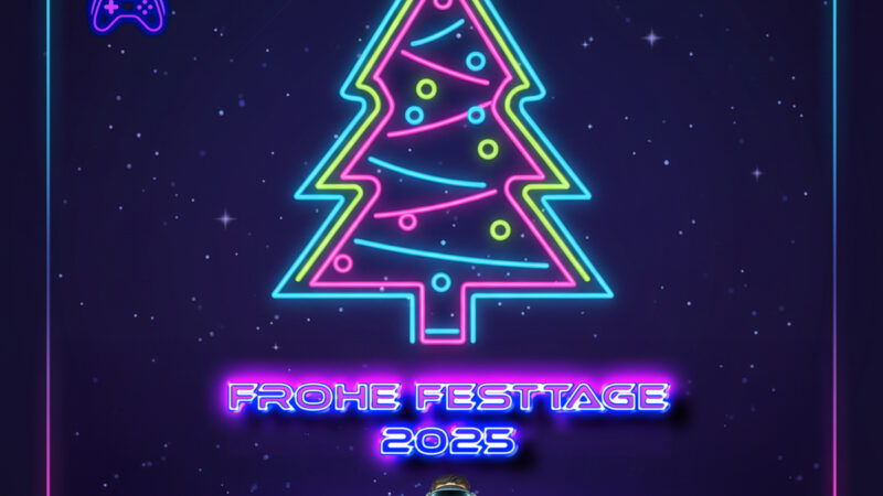 Frohe Festtage Weihnachtsgruß von SochiroVR und N30N Gaming