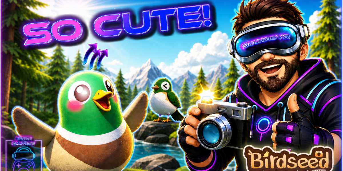 Birdseed VR Gameplay Deutsch auf Meta Quest 3 – Vögel fotografieren in VR
