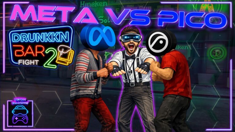 Drunkn Bar Fight 2 VR Gameplay Deutsch im Early Access Vergleich auf Meta Quest und Pico