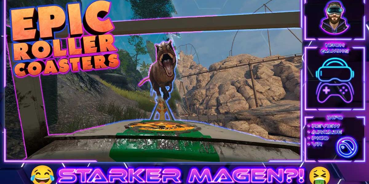 EPIC ROLLER COASTERS VR Gameplay Deutsch mit Achterbahn Action auf Pico 4
