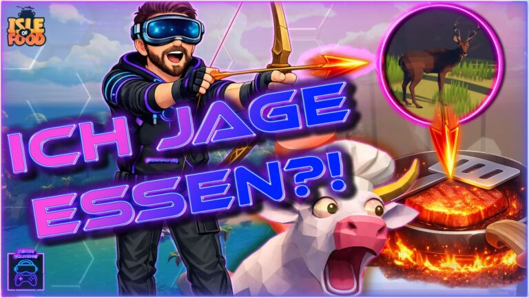 Isle of Food VR Gameplay Deutsch mit Kochen, Jagen und Survival auf Meta Quest 3