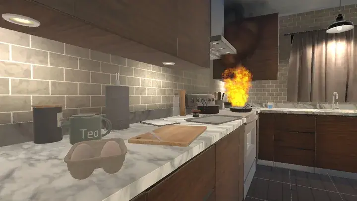 Kitchen Fire 360