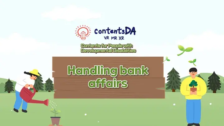 Handling bank affairs