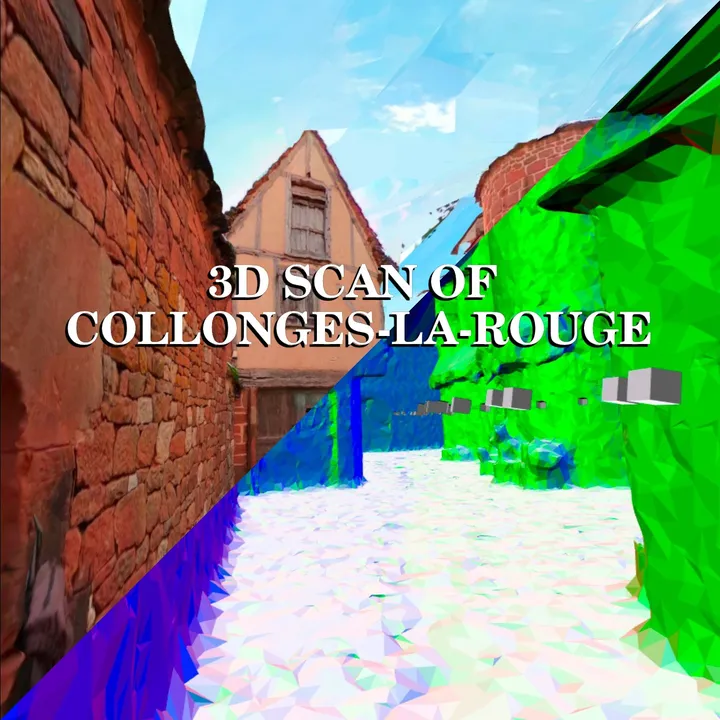 3D scan of Collonges-la-Rouge