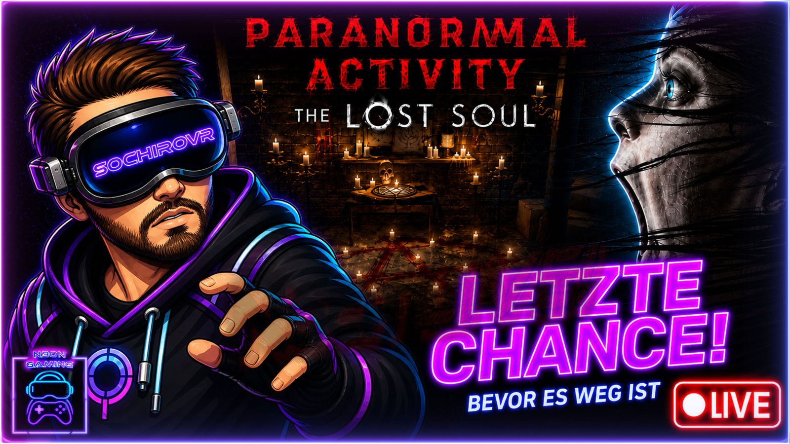 Paranormal Activity The Lost Soul VR Horror Gameplay Deutsch im Livestream