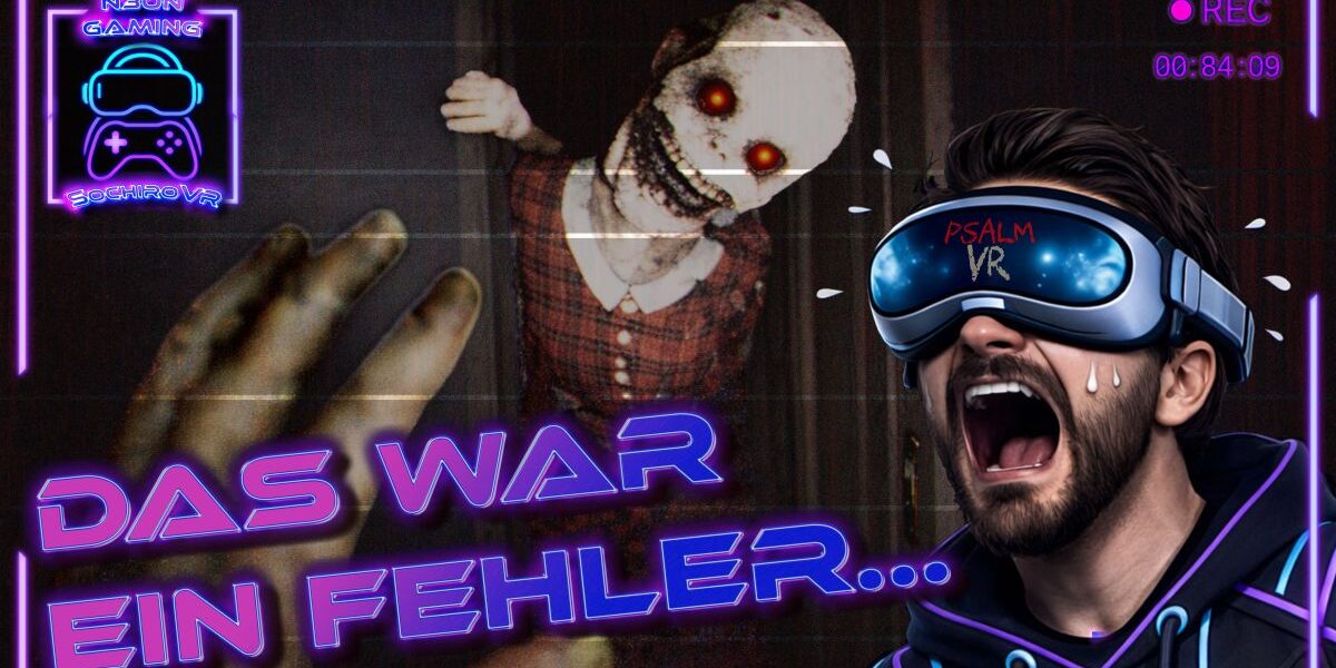 Psalm VR Horror Gameplay Deutsch mit psychologischer Atmosphäre und VHS-Look