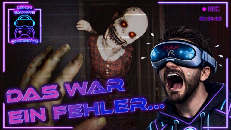 Psalm VR Horror Gameplay Deutsch mit psychologischer Atmosphäre und VHS-Look