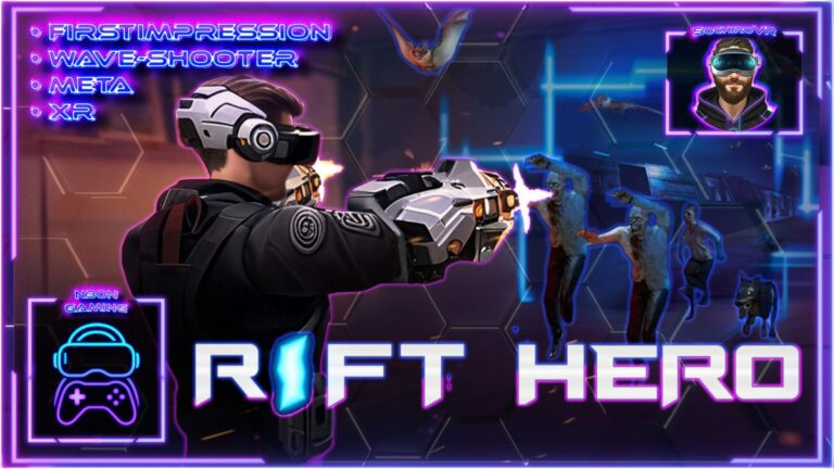 Rift Hero Mixed Reality Horde Survival Gameplay Deutsch auf Meta Quest 3