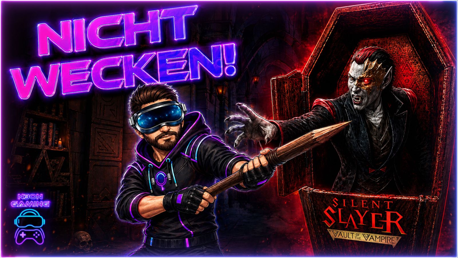 Silent Slayer Vault of the Vampire VR Gameplay Deutsch auf Meta Quest 3