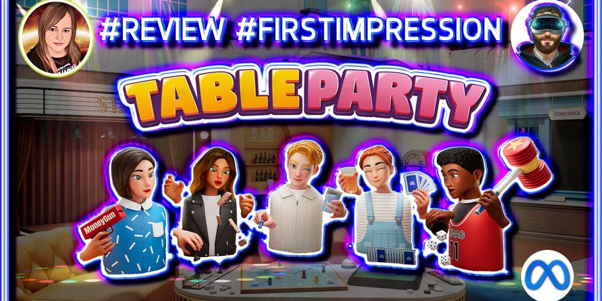 TABLEPARTY VR Gameplay Deutsch mit Brettspielen, Party Minigames und Meta Quest 3