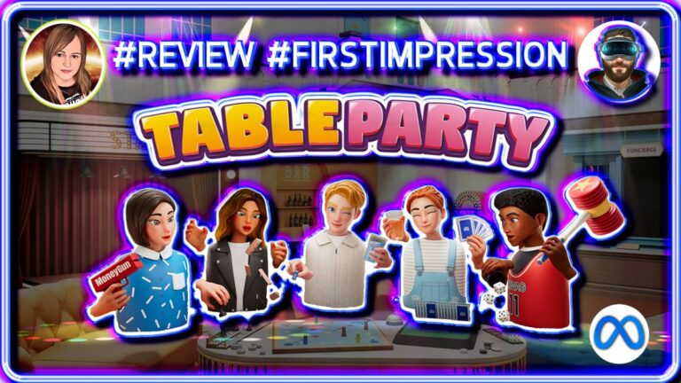 TABLEPARTY VR Gameplay Deutsch mit Brettspielen, Party Minigames und Meta Quest 3